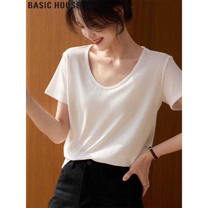 Basic House Tencel Blend Short Sleeve T-Shirt M