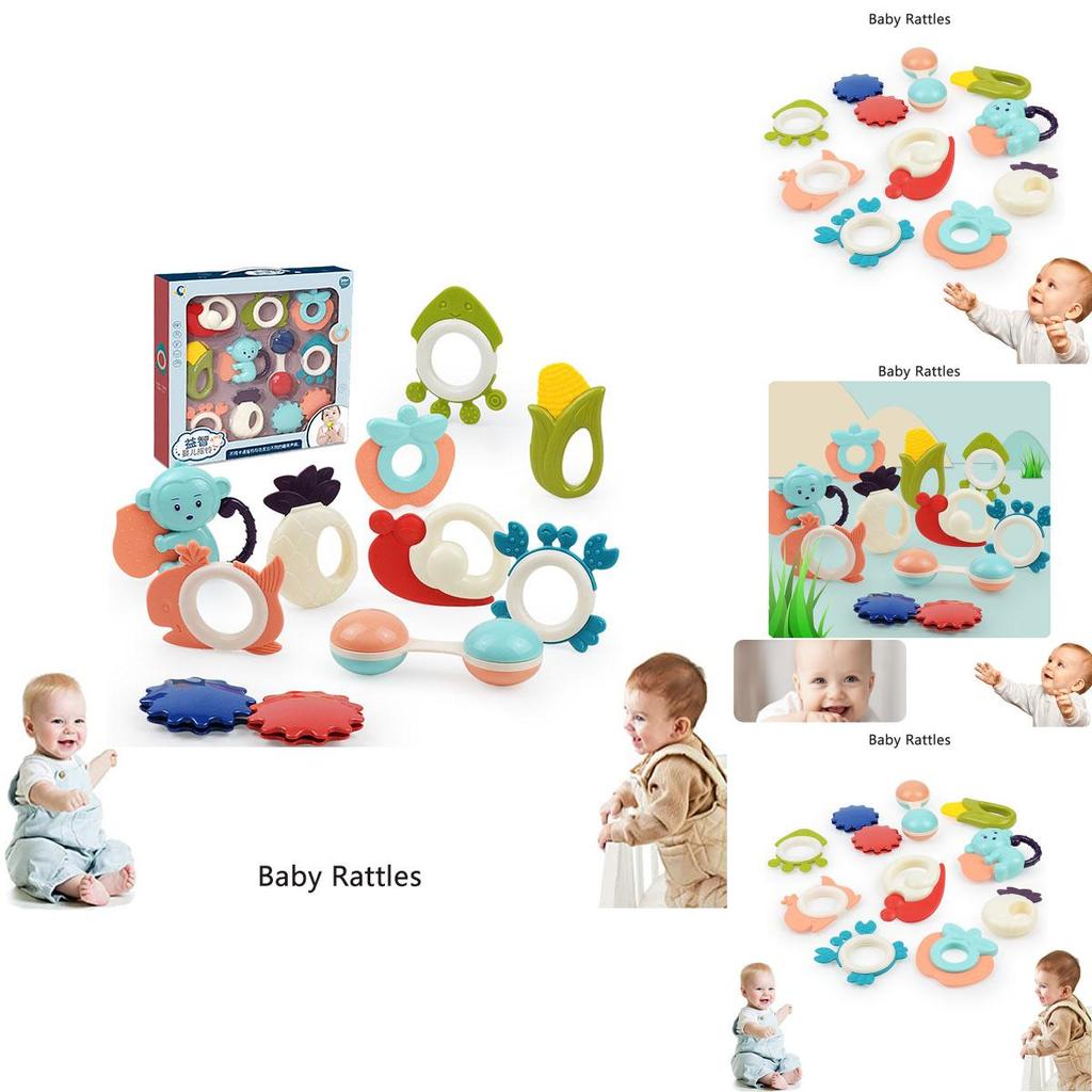 Baby Rattle Gift Set 10 Piece Bundle For Newborns