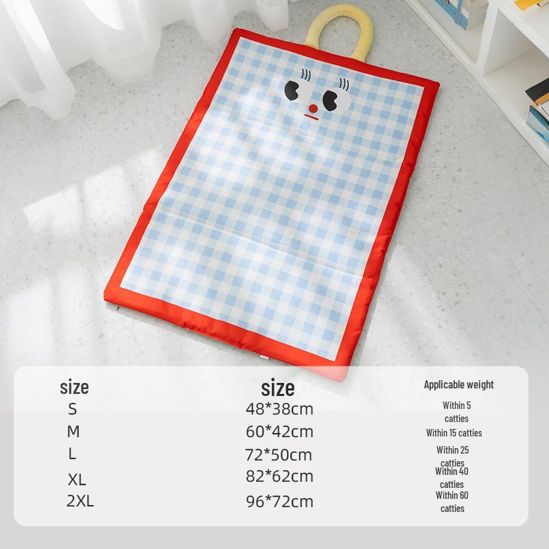 

Spring & Summer Cooling Pet Bed: Double-Sided, Waterproof, Stain-Resistant Mat for Cats & Dogs S (recommended weight up to 2.5 kg)