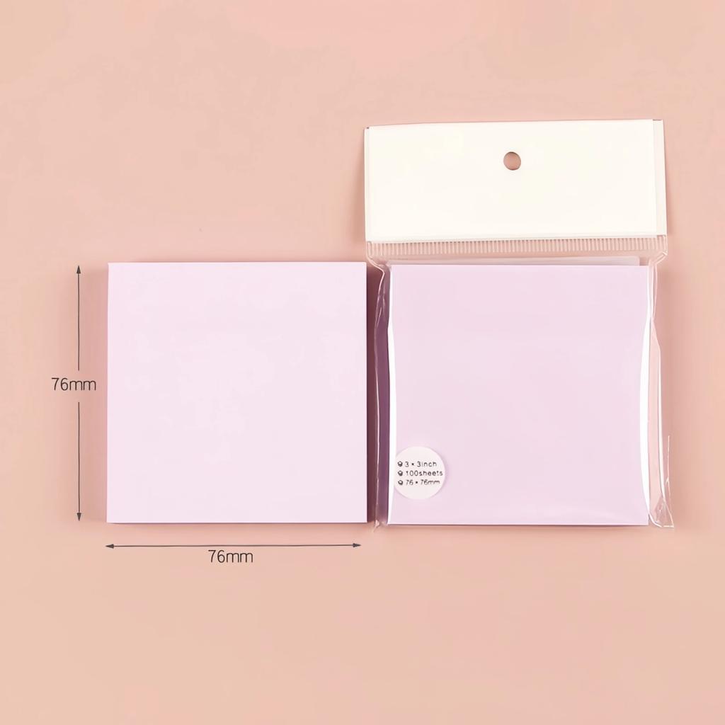 100Sheets Color Posted It Memo Sticky Notes Pads Posits Stationery Paper Stickers Notebook School Office Planner Message Sticker