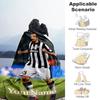 Juventus Customize Text Blanket Gift Personalized Blanket Warmthful Decor Perfect for Couch Office Seaside Sofa All-Season Use