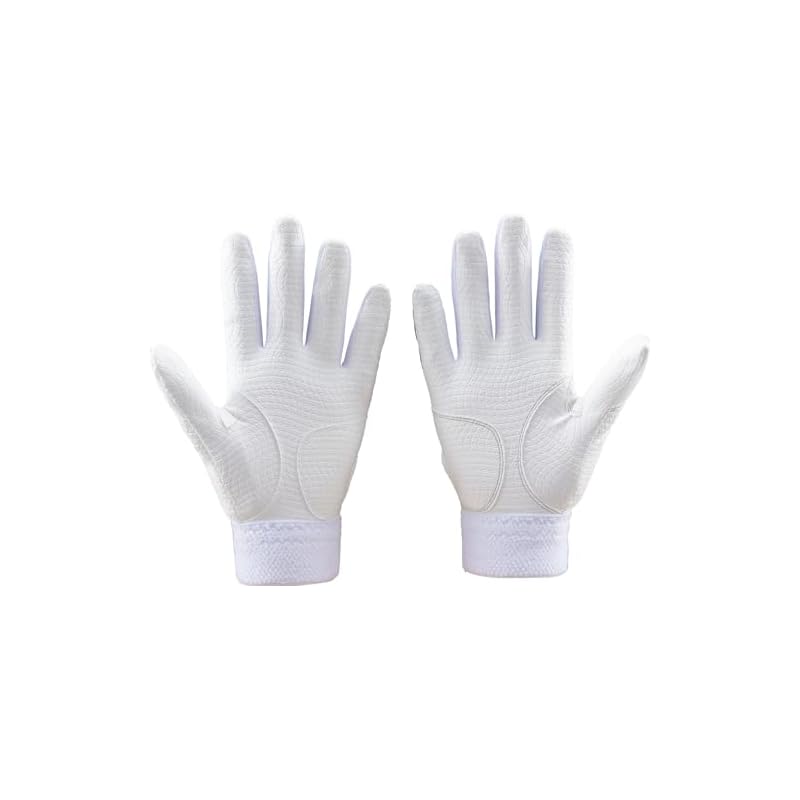 ZETT Youth Baseball Batting Gloves Zero One Stage Youth Batting Glove Navy x White (2911) JL BG19202J