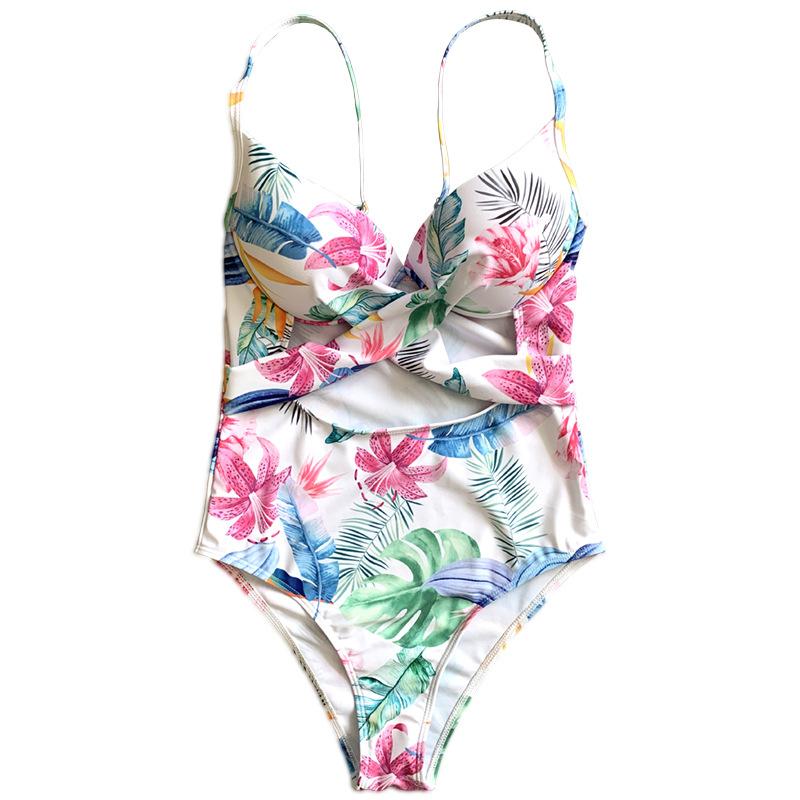2023 sommer Neue frauen Ein Stück Bademode Mode Sexy Gedruckt Slim Fit Bikini Badeanzug Badeanzug Schwimmen Anzug für frauen