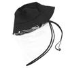 Baumwoll Outdoor Modischer Anti-Speichel-Hut mit durchsichtigem PVC-Gesichtsschutz zum Wandern Camping