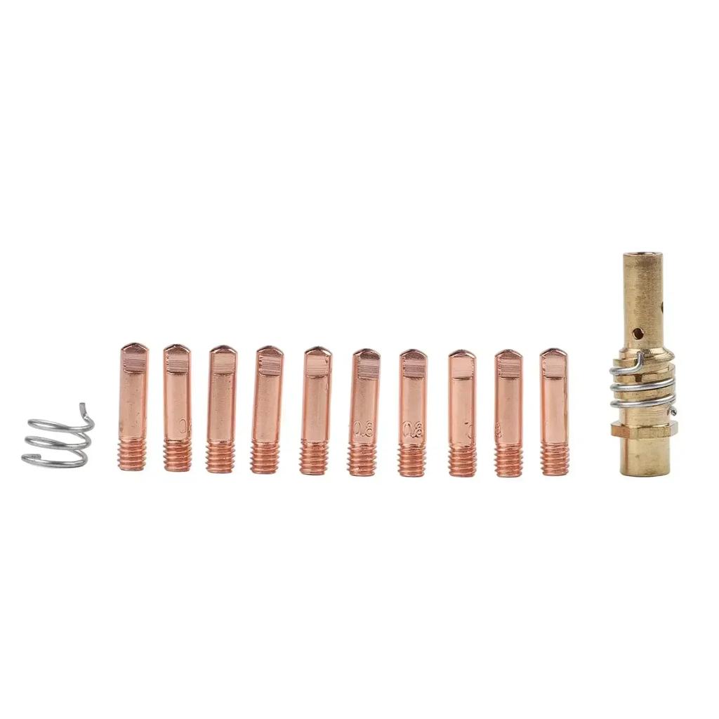 Welding Applications Contact Tips Kit High Temperature Resistance Components Contact Tips AK15 Compatible Comprehensive Tool Set