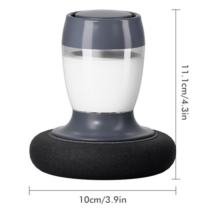 Car Cleaning Sponge Brush Car Polishing Sponge Pad Ergonomic Handle Coating Scratch Repair Cleaner Brush With Unique Lotion