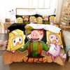 Lanky-box Foxy Boxy 3D NEW Duvet Cover Pillowcase Bedding Set Adult Boy Girl Bedroom Decoration Children Single Double Large