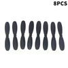 8PCS 42mm Props For 4D RC Spare Parts V8 Mini Toy R/C Mini Drone Quadcopter Propeller Parts Kit