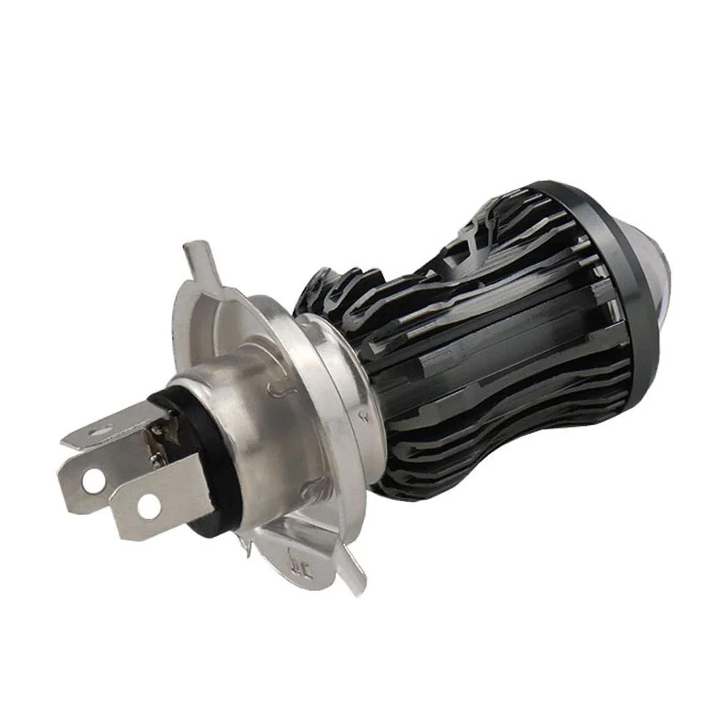 H4/BA20D/H6 Motorcycle LED Headlight Projector Lens Super Bright 3500LM LED COB Fog Lamp ATV Scooter Driving Spotlight Lamp