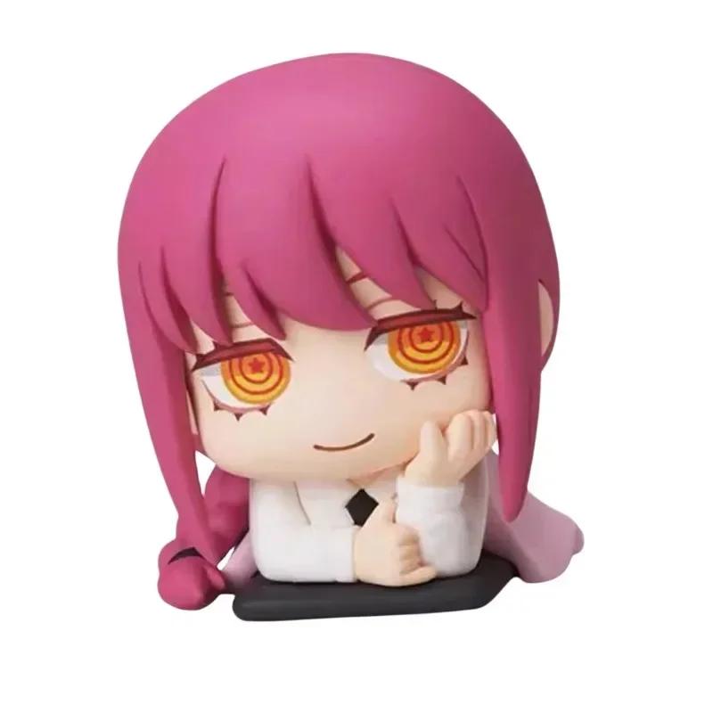 1inch Cute Chainsaw Man Action Figurine Mini Denji Power Makima Sleep Statues Aki Hayakawa Pochita Anime Figure Home Decorations