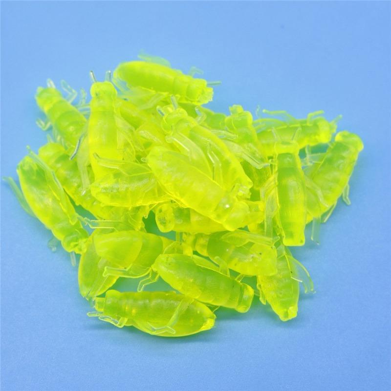 100pcs Breadworm Fishing Bait Set Freshwater Sandworm Maggot Soft Worm Fishing Lure Set