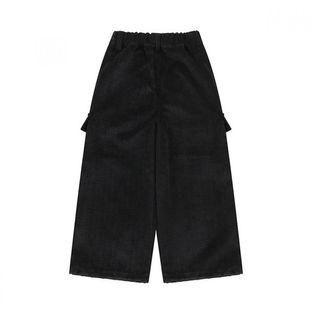 Tiffany Black Corduroy Cargo Pants