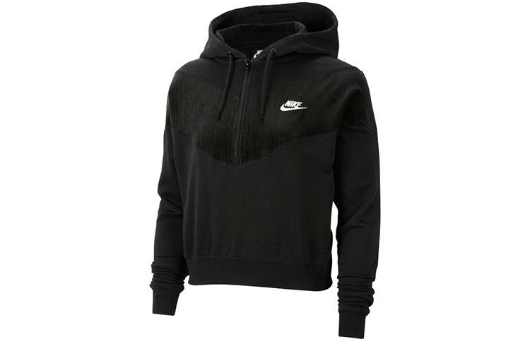 

Nike Sweatshirts Women s Black Hooded Moderate Regular CZ1879-010 L