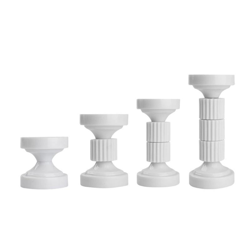 4Pcs Adjustable Leveling Feet Bed Frame Anti-Shake Tool Telescopic Support Furniture Headboard Fixator Easy To Install