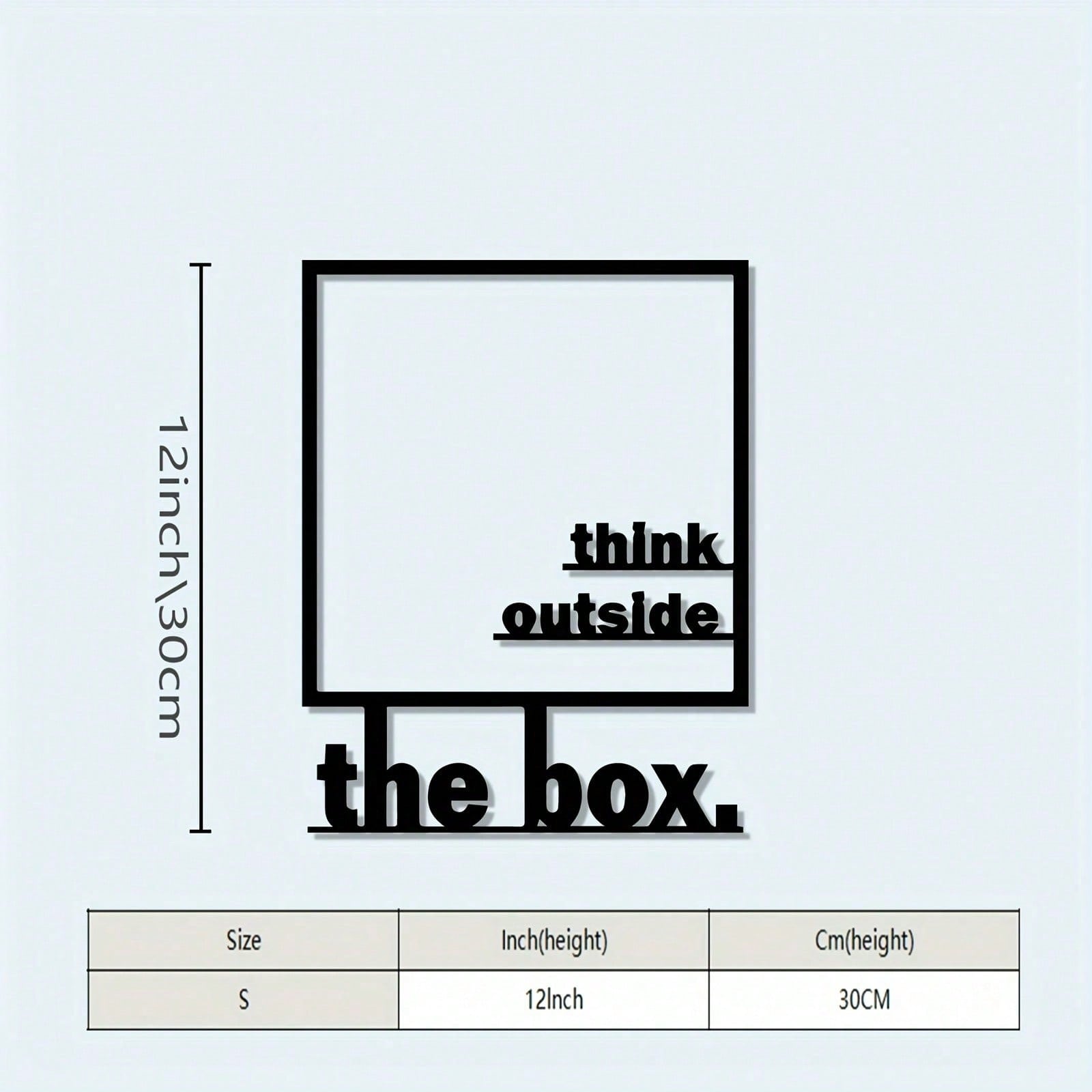 Винтажное Железное Настенное Искусство Мотивационный Дизайн Металлический Декор с Порошковым Покрытием 30x20