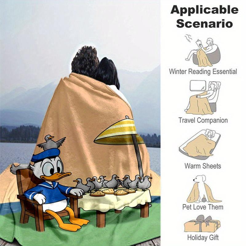 1pc, Seasonal Universal Blanket, Home Decor, Soft Flannel Throw Blanket, Versatile & Cozy for Bedroom, Living Room, Travel, Camping, Car Blankets, Bea