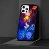 Cartoon Cute Astronaut Case for Apple iPhone 14 11 13 12 Pro Max XR 7 8 + SE 2020 XS 6 6s Plus 5 5s Black Silicone Phone Cover