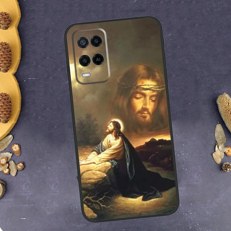 Divine Mercy Jesus Phone Case For Oppo A94 A74 A54 A15 A18 A38 A58 A78 A98 A40 A60 A80 A16 A76 A96 A57S A17 A77