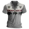 Men's Golf Shirt Casual Sports V Neck Ribbed Collar Short Sleeve Fashion Casual Solid Color Plain Spring & Summer Regular Fit