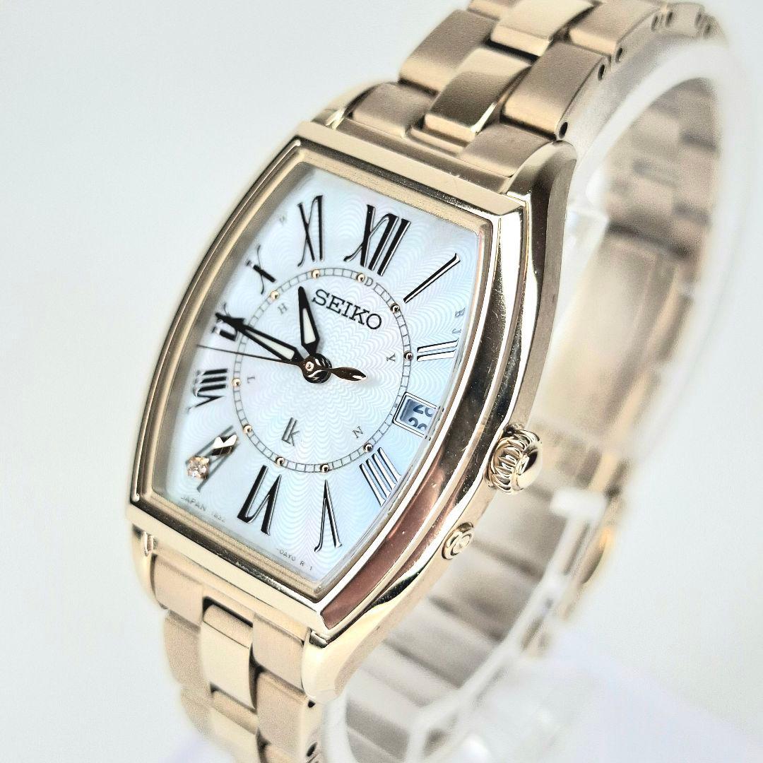 Good product Seiko Rukia SEIKO lk Solar Radio Titanium Gold