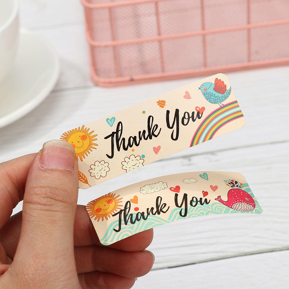 120PCS Thank You For Your Orders Stickers Sealing Labels Small Business Packaging Decals Gifts Wrapping Party Crafts Supplies