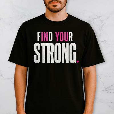 Motivational Shirt Find Your Strong Positive Mindset Inspirational Quote Tee