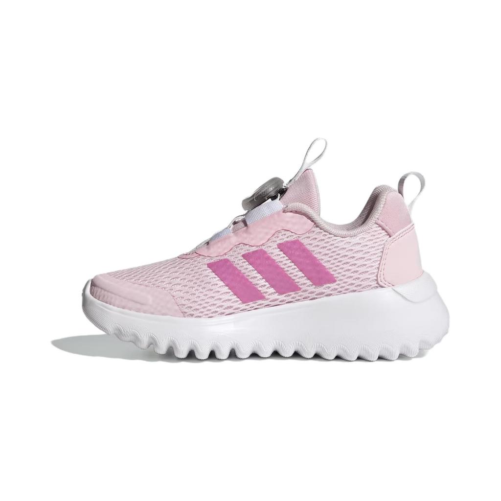 Adidas ActiveFlex BOA 3.0 Comfortable Versatile Non-Slip Durable Low-Top Casual Shoes Kids Sneakers Pink White IE3959