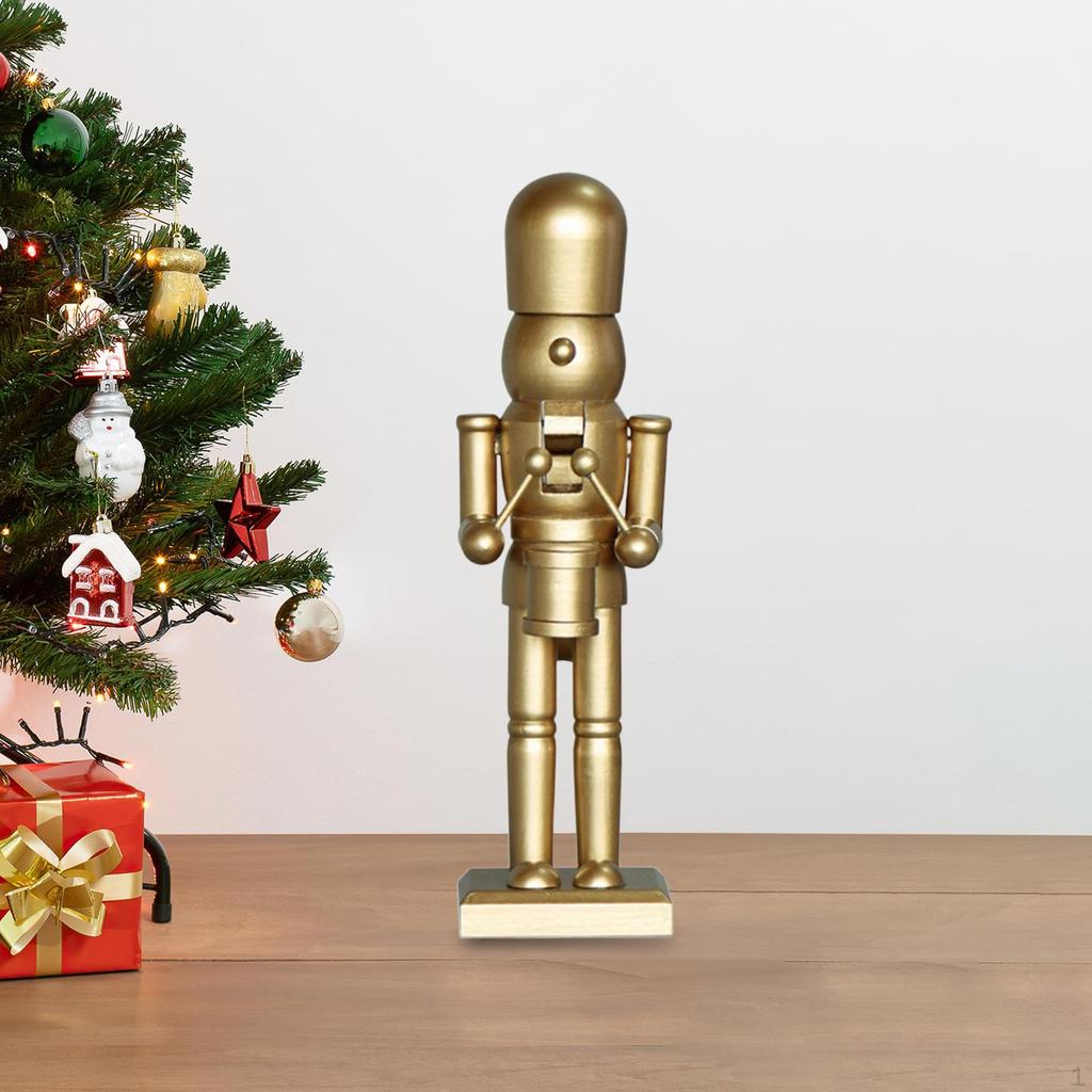 Christmas Nutcracker Figurine Decorative Statue Decoration Desktop Ornament Puppet for