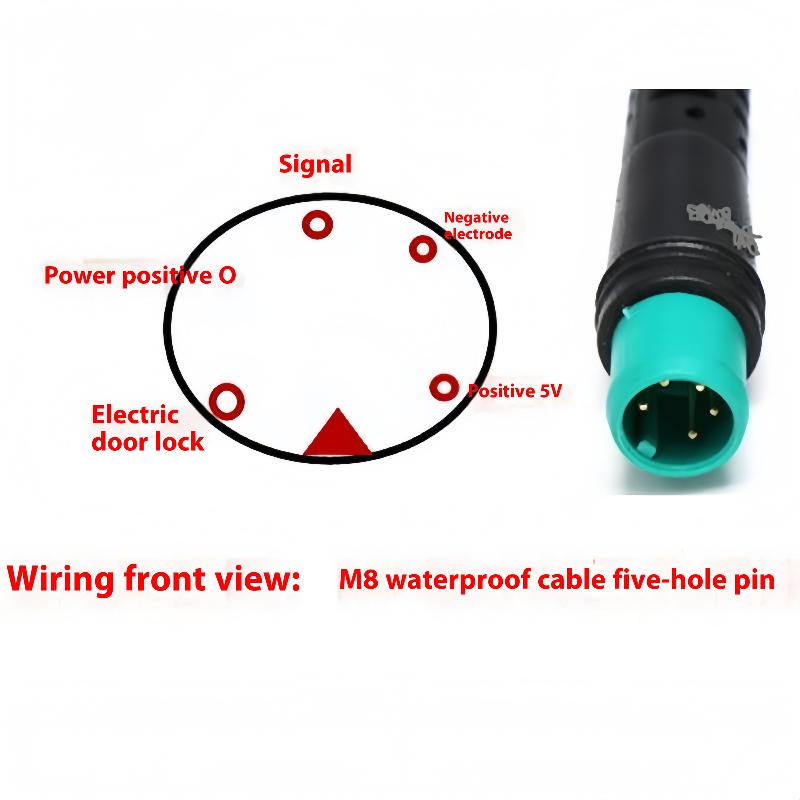 1Pc Electric Scooter Speed Dial Control With Lock Key Thumb Throttle Accelerator 5pin Finger Trigger For Kukirin G2 Max/G2 Pro
