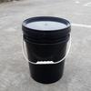 10 Buckets and 10 Lids, Black (4.4 Gallon) - Plastic Material,20L Plastic Barrel Car Bucket, Kimchi Bucket