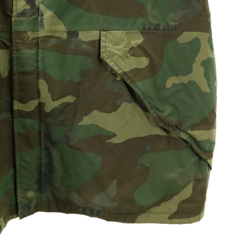 US ARMY 90s Gore-Tex ECWCS Ikuwax Woodland Duck Parker Men's Used