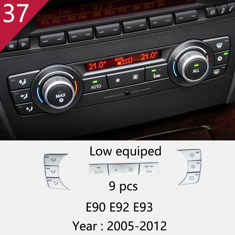 Carbon Fiber Gear Shift Panel Trim Sticker for BMW 3 Series E90 E92 E93 2005-2012 Car Inner Center Control Decorative Accessory