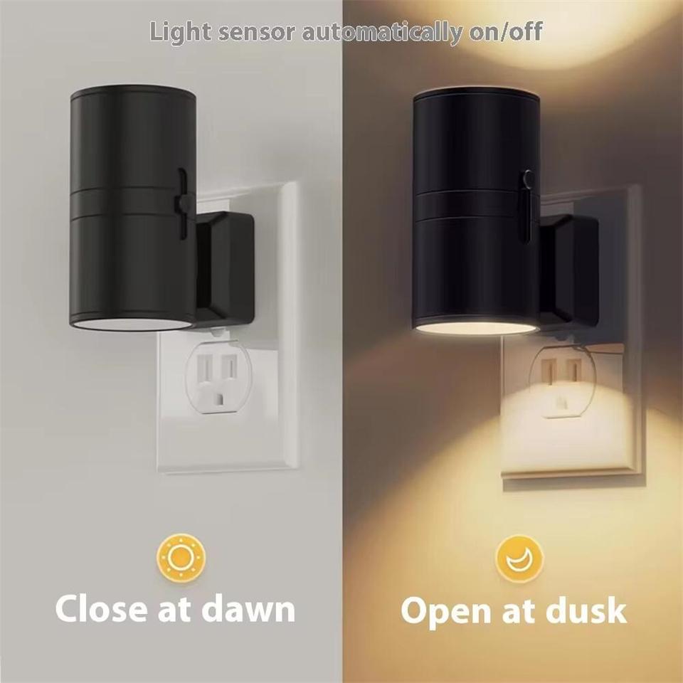 Nachtlicht Stecker in die Steckdose RGB/3 Farben Dimmbar Tragbare Steckdose LED-Nachtlicht EU-Stecker Nachttischlampe Zimmer Flur Heimdekoration