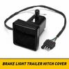 Super Bright 15LED smoke Brake Light Trailer Hitch Cover Fit Towing & Hauling US