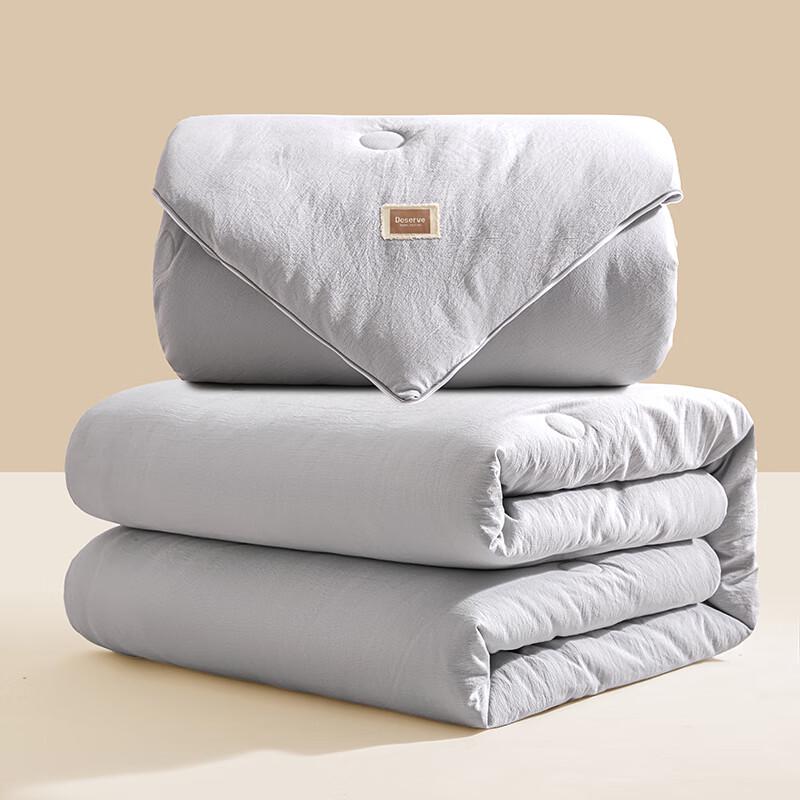 Yalu All-Season Feather Silk Cotton Duo Quilt