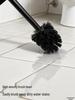 304 Stainless Steel Wall-Mounted Toilet Brush Set with Base