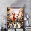 Disney 5D DIY Diamond Painting Zootopia Fan Art Illustration Full Round Diamond Mosaic Cartoon Cross Stitch Artwork for Home Decoration
