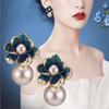 Fashion Flower Dangle Earrings for Women Girl Gift Jewelry KTJ