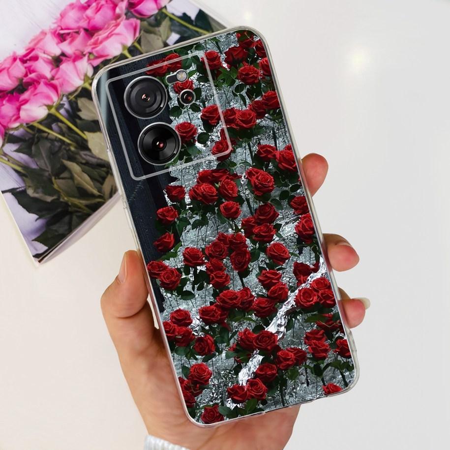 For Xiaomi 13T Pro Case Fashion Flowers Shockproof Soft Silicon Protector Clear Coque For Xiaomi 13T Phone Cases Mi 13TPro Funda