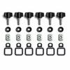Hardtop Quick Removal Thumb Screw D-Rings Kit for Jeep Wrangler CJ YJ TJ JK JKU