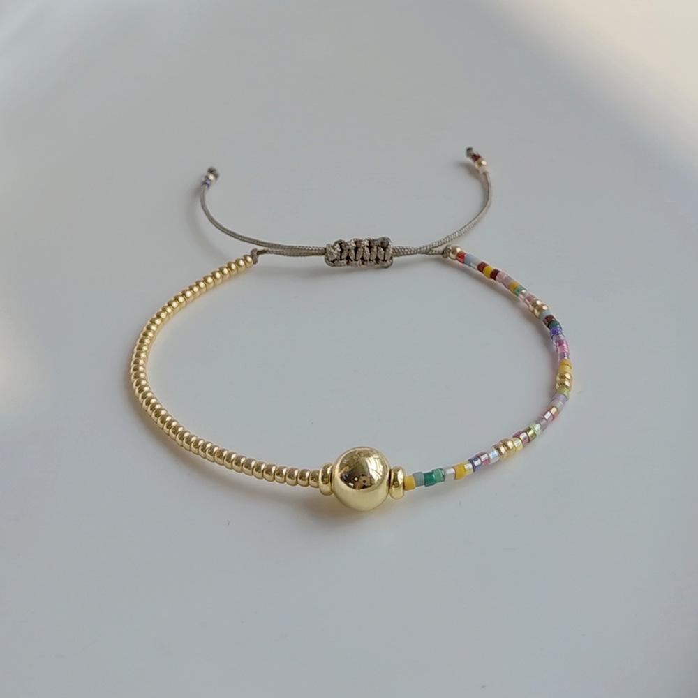 Handmade Bohemian Multi-Strand Miyuki Seed Bead Bracelet for Women - Colorful Woven Jewelry
