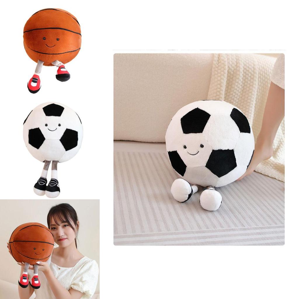 Non-cartoon Animal Style Plush Toy Football And Basketball Doll For Children Ideal For Play And Comfort