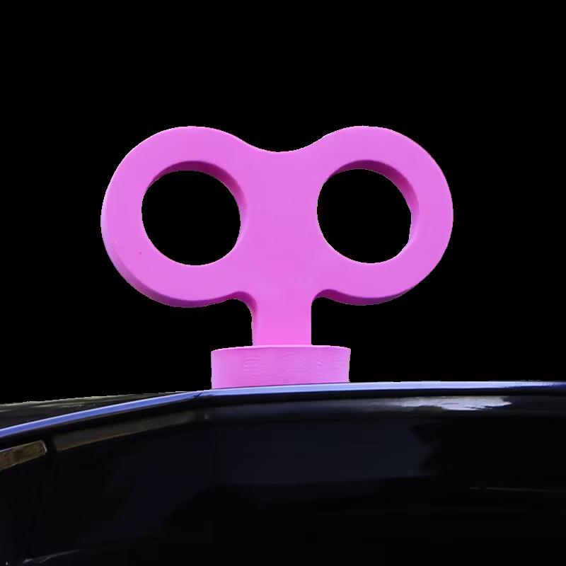 Car Roof Decoration Cat Rabbit Ear Tree Sapling Cute Ornaments Accessories for Electric Vehicles Creative Automobile Top Decor