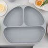 Baby One-piece Silicone Suction Cup Bowl Children's Eating Separation Plate Anti-drop and Anti-breakage Adsorption Tableware