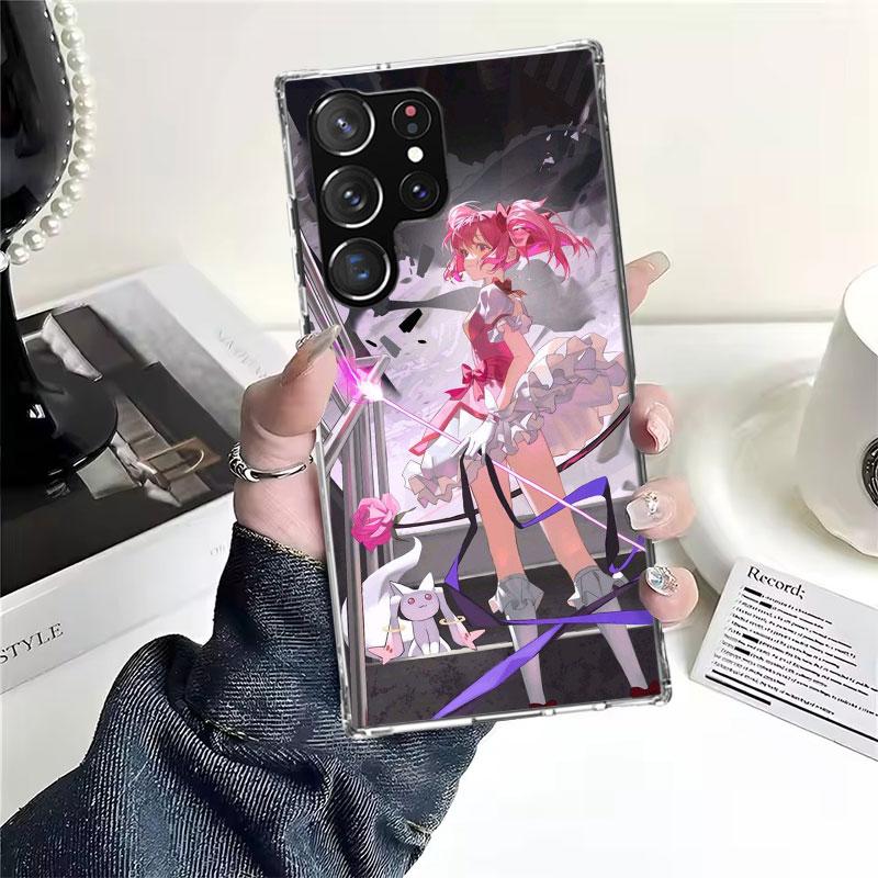 Madoka Magica Anime Soft Phone Case For Samsung Galaxy S22 S23 S24 S25 Edge S26 Ultra S20 FE S21 Plus + Fundas Coque Galaxy S20
