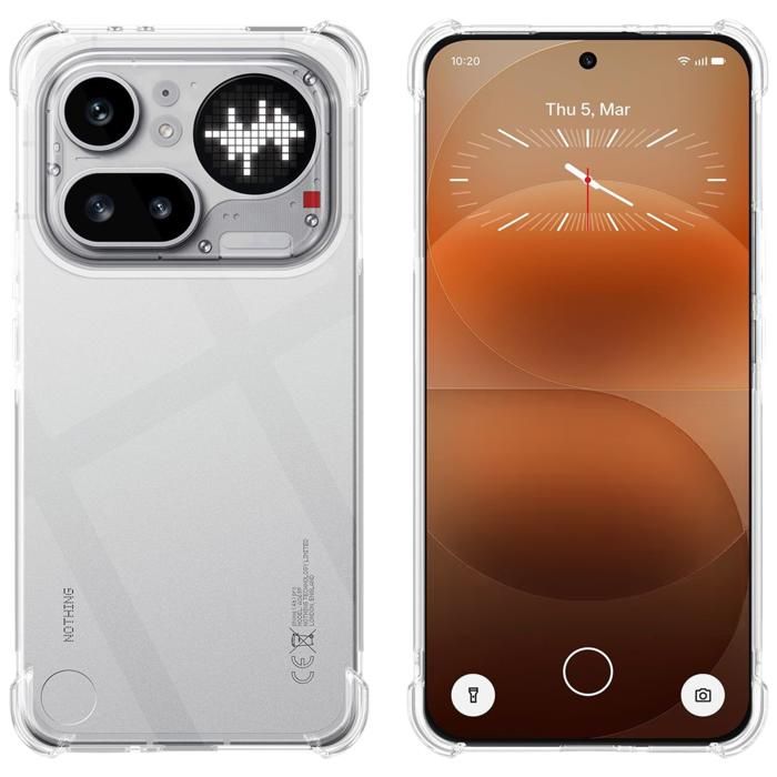 Coque pour Nothing Phone 4a PRO - Antichoc Protection TPU Souple Transparent Phonillico®