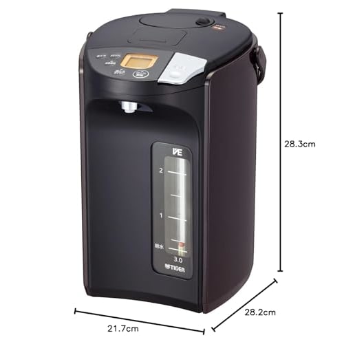 Tiger Thermos (TIGER) Elektrischer Topf ohne Dampf VE Electric Magic Bottle Tokuko 2,2L Braun PIS-A221-T