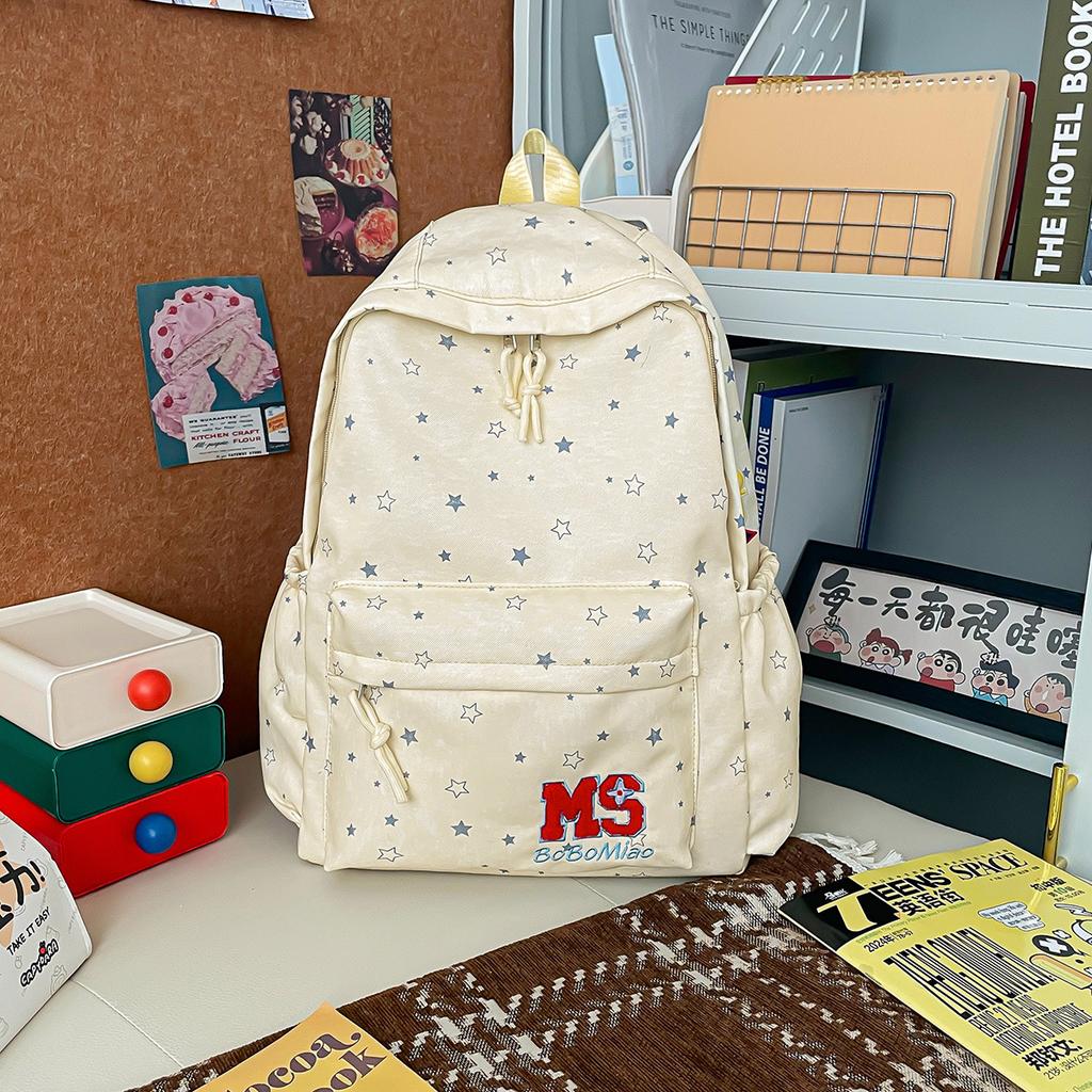 Schoolbag Korean version ins College style backpack versatile commuter schoolbag women's high-value large-capacity backpack leisure travel bag