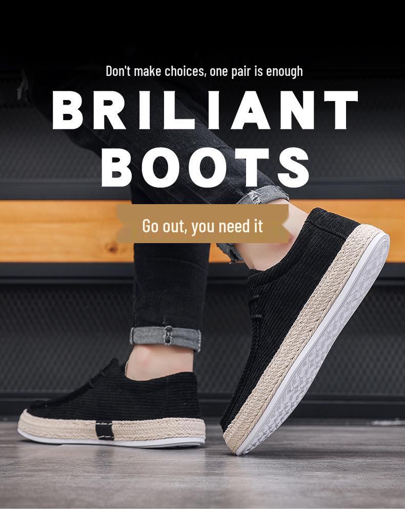 2023 Autumn Men's Casual Flat Boat Shoes - Soft Sole, Lightweight, Fisherman & Skate Style