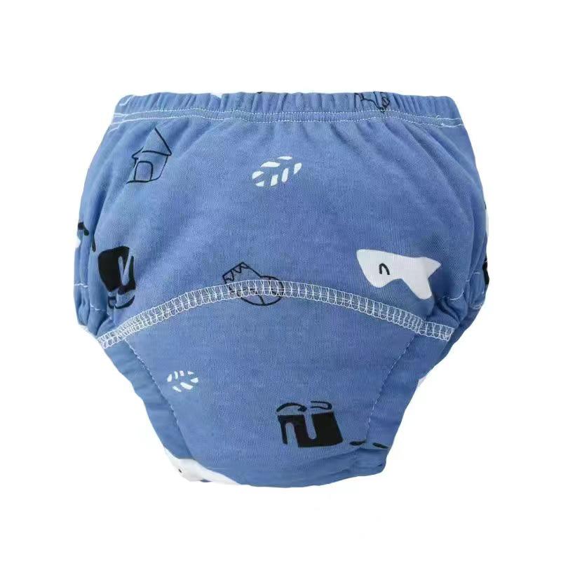 Washable Eco-Cotton Training Pants for Infants & Toddlers - Breathable Cloth Diapers for Learning & Isolation.